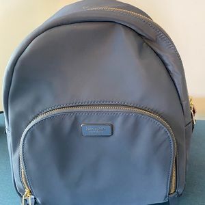 Kate spade blue nylon medium backpack